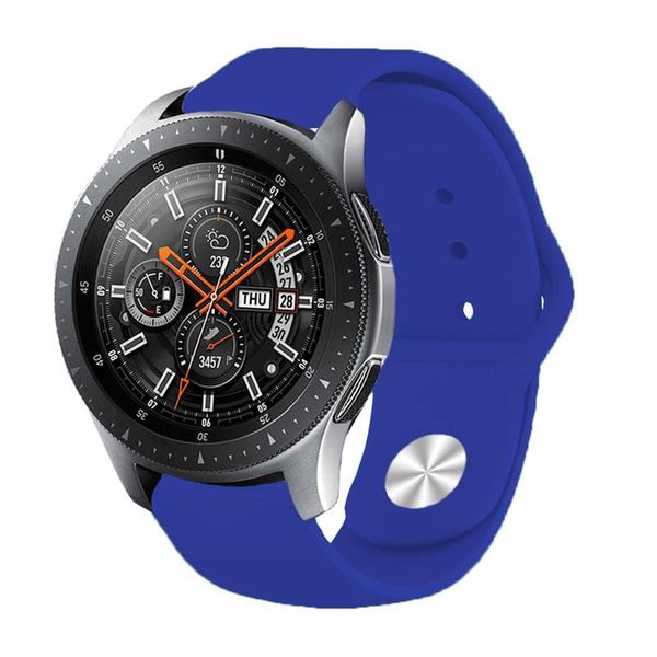 Силіконовий ремінець BeCover для Samsung Galaxy Watch 46mm/Watch 3 45mm/Gear S3 Classic/Gear S3 Frontier Dark-Blue (706314) 365886 фото