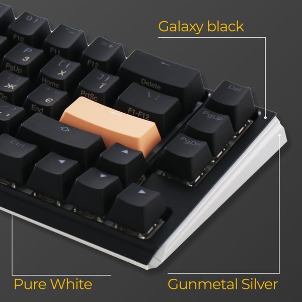 Клавіатура Ducky One 3 SF Cherry MX Red RGB UA USB Black (DKON2167ST-RUAPXCLAWSC1) 537202 фото