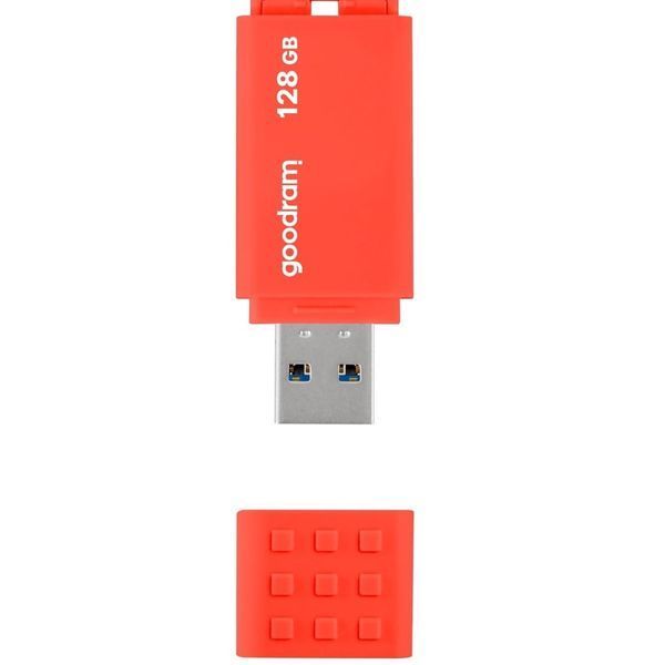 Флеш-накопичувач USB3.2 128GB Goodram UME3 Orange (UME3-1280O0R11) 293047 фото