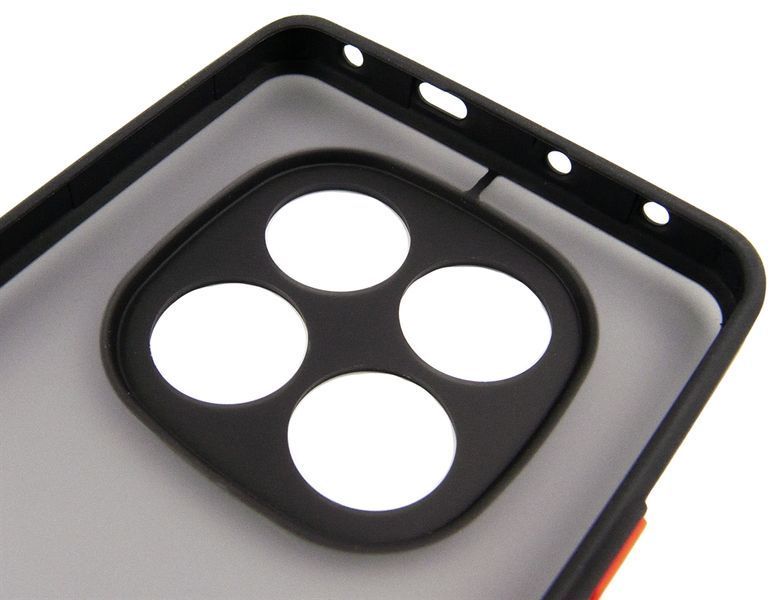 Чохол-накладка Dengos Matt для Xiaomi Redmi Note 14 Pro Black (DG-TPU-MATT-156) 543726 фото
