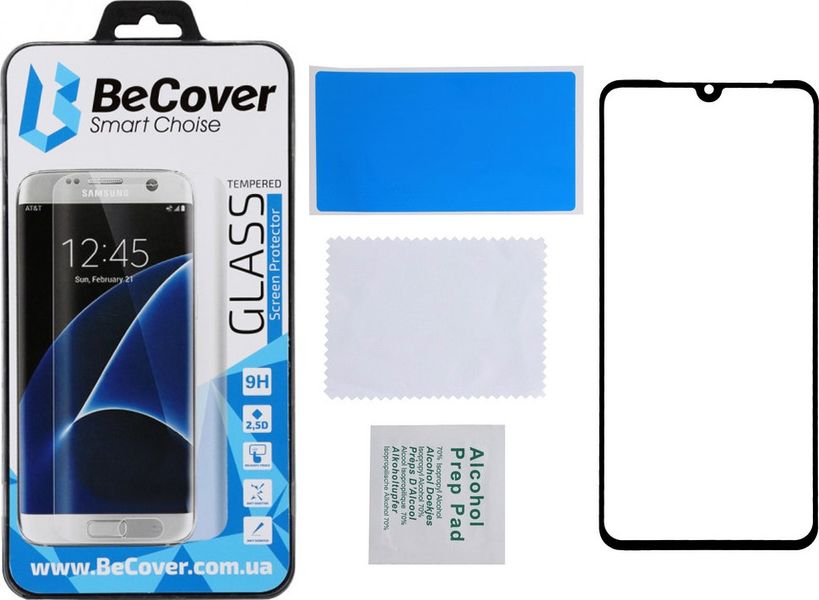 Захисне скло BeCover для Oppo A52 Black (705107) 321745 фото