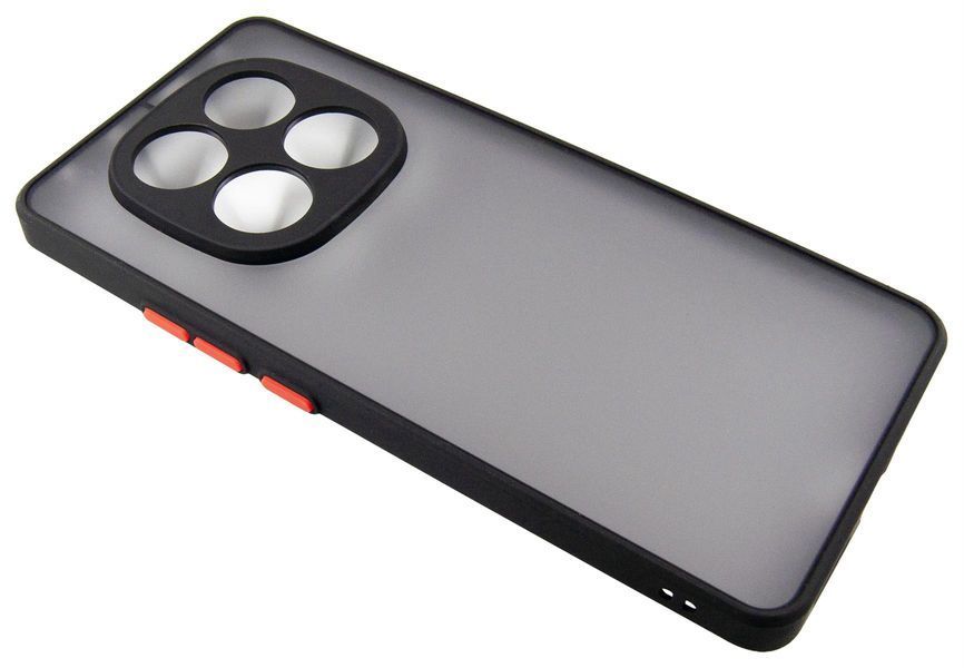Чохол-накладка Dengos Matt для Xiaomi Redmi Note 14 Pro Black (DG-TPU-MATT-156) 543726 фото