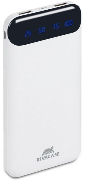 Універсальна мобільна батарея Rivacase Rivapower 10000mAh White (VA2240) 472952 фото