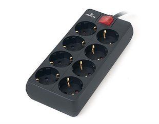 Фільтр живлення REAL-EL RS-8 Protect 3 м Black (EL122300022) 225955 фото