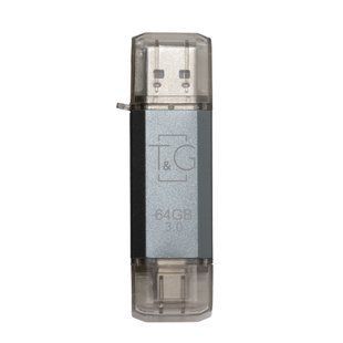 Флеш-накопичувач USB 3.0 64GB Type-C T&G 009 Star Series Silver (TG009TC-64GSL3) 556992 фото