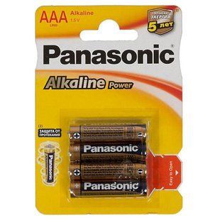 Батарейка Panasonic Alkaline Power AAA/LR03 BL 4 шт 538082 фото