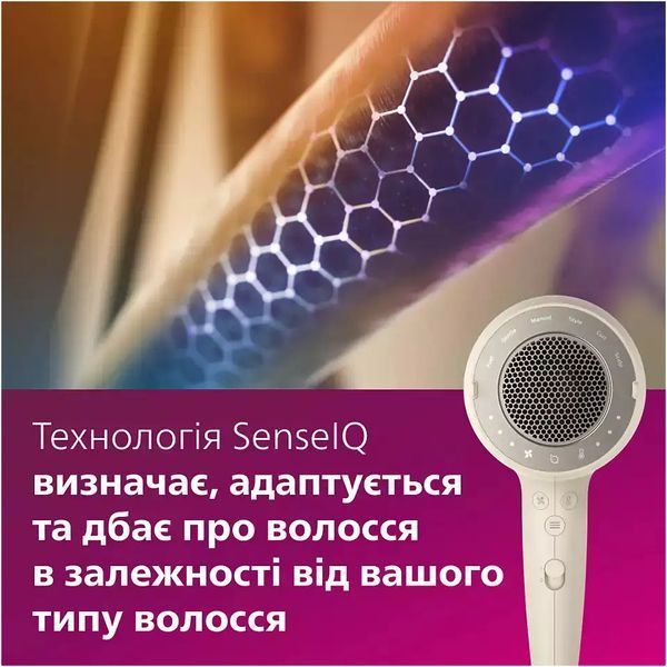 Фен Philips SenseIQ Series 9000 BHD829/00 580015 фото