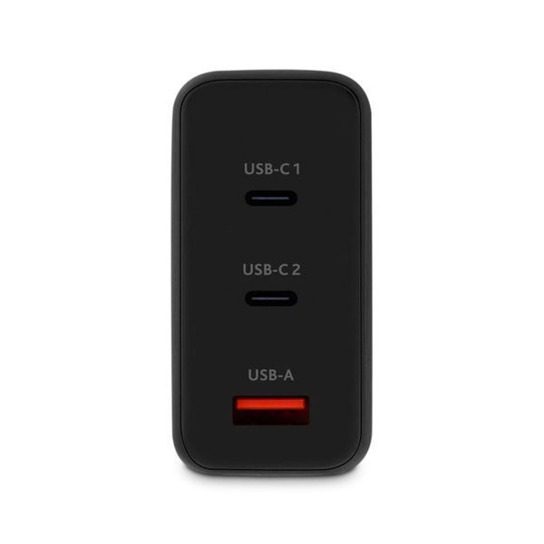 Мережевий зарядний пристрій Ttec SmartCharger Trio GAN 2хUSB-C/USB-A /120Вт Black (2SCG04S) 525613 фото