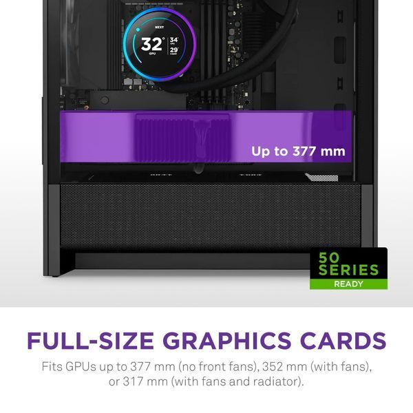 Корпус NZXT H3 Flow Black без БЖ (CC-H31FB-01) 560152 фото