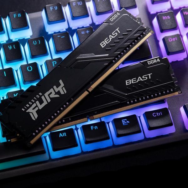Модуль пам`ятi DDR4 2x32GB/3200 Kingston Fury Beast Black (KF432C16BBK2/64) 363809 фото