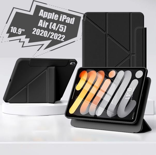 Чохол-книжка BeCover Ultra Slim Origami Flex для Apple iPad Air 4/5 10.9 (2020/2022) Black (712973) 570168 фото