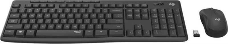 Комплект (клавiатура, миша) бездротовий Logitech MK295 Combo Black USB (920-009800) 436065 фото