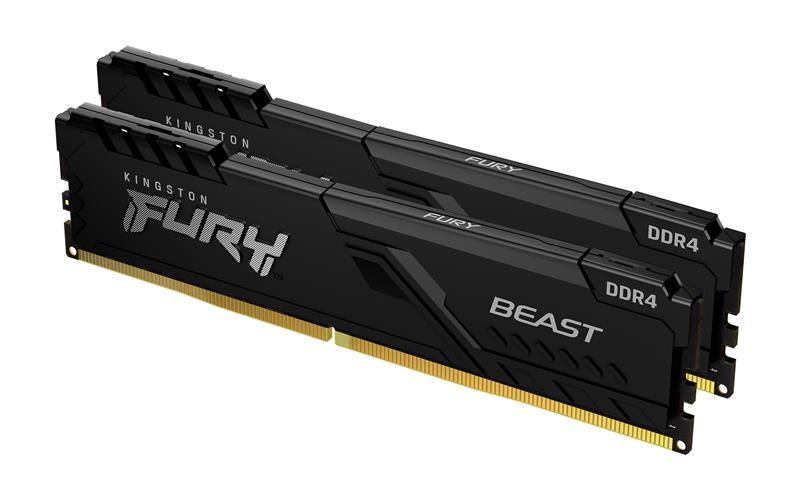 Модуль пам`ятi DDR4 2x32GB/3200 Kingston Fury Beast Black (KF432C16BBK2/64) 363809 фото
