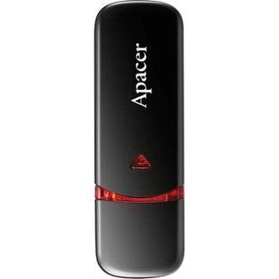 Флеш-накопичувач USB 32GB Apacer AH333 Black (AP32GAH333B-1) 114161 фото