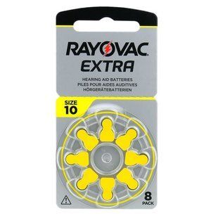 Батарейка Rayovac Extra 10 (10AUX-8XEMF) BL 8 шт (для слухових апаратів) 549872 фото