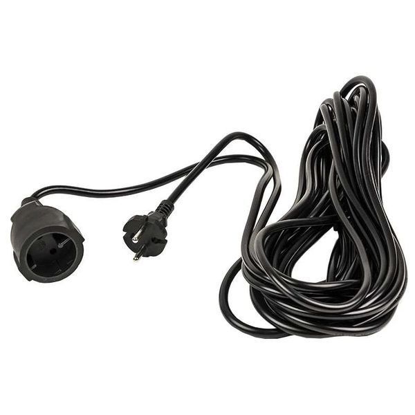 Подовжувач PowerPlant JY-3021/10 (PPEA08M100S1) 1 розетка, 10 м, чорний 204502 фото