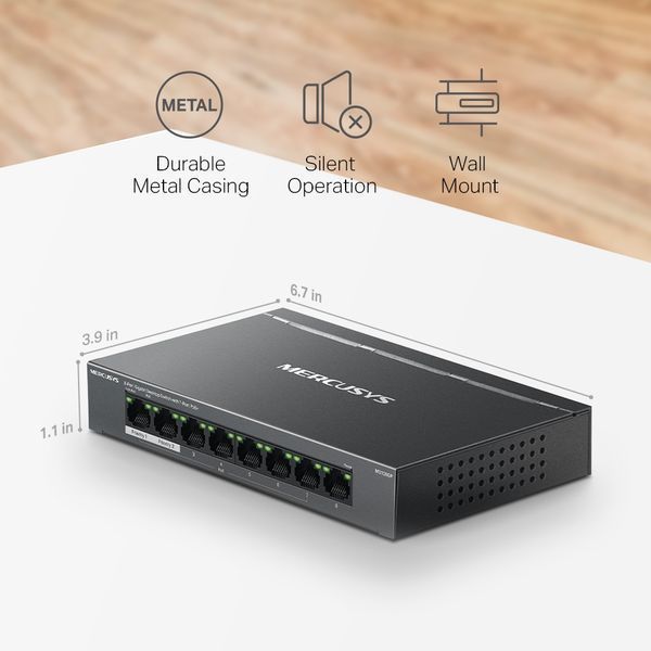 Комутатор Mercusys MS108GP 577958 фото