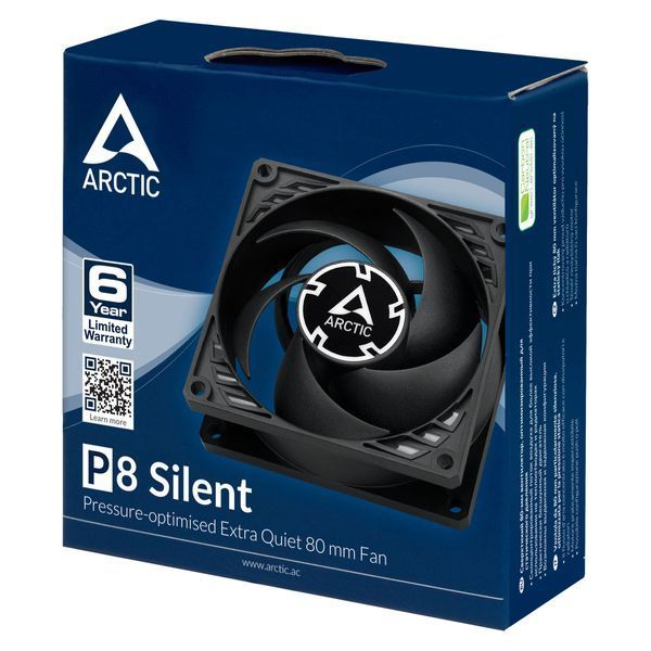 Вентилятор Arctic P8 Silent Black (ACFAN00152A) 434010 фото