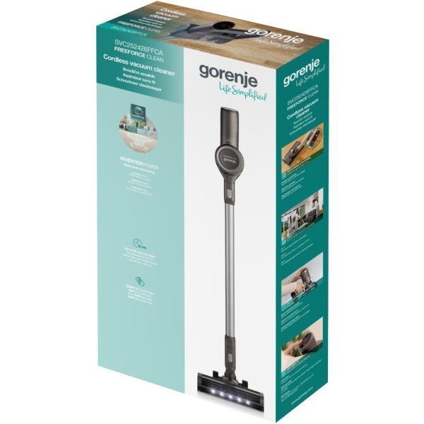 Акумуляторний пилосос Gorenje SVC252426FFCA 605626 фото
