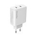 Мережевий зарядний пристрій ColorWay GaN Mini 50W PD Port PPS USB (Type-C PD 30W + Type-C PD 20W) White (CW-CHS050PD-WT) 543182 фото 5