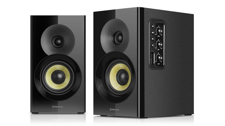 Акустична система REAL-EL S-470 Black 559763 фото