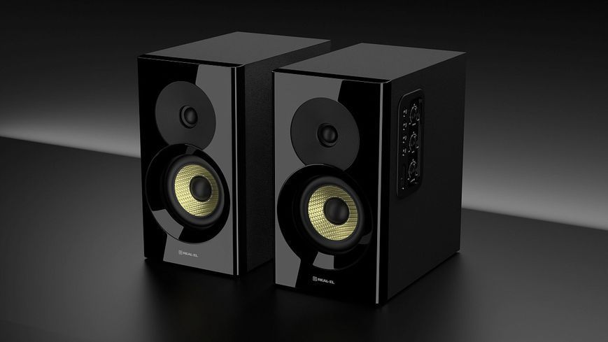 Акустична система REAL-EL S-470 Black 559763 фото