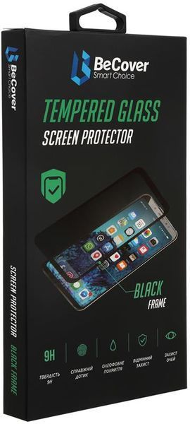 Захисне скло BeCover для Realme C25Y Black (707139) 391146 фото