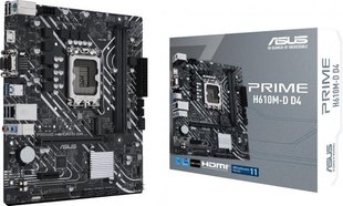 Материнська плата Asus Prime H610M-D D4 Socket 1700 424356 фото