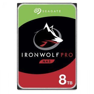 Накопичувач HDD SATA 8.0TB Seagate IronWolf Pro 7200rpm 256MB (ST8000NT001) 524737 фото