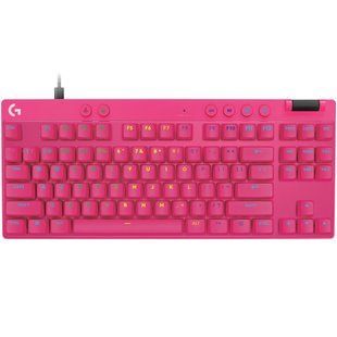 Клавiатура Logitech G PRO X TKL Rapid Magenta (920-013253) 542571 фото