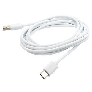 Кабель Dengos USB - USB Type-C (M/M) 2 м White (PLS-TC-2M-WHITE) 324883 фото