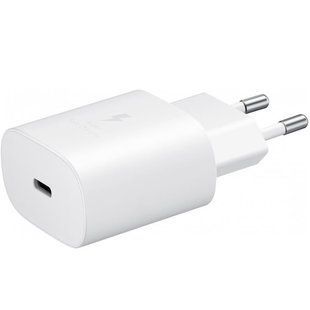 Мережевий зарядний пристрій Samsung EP-TA800 25W Type-C White (EP-TA800NWE) OEM 571181 фото