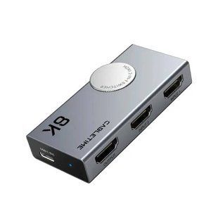Сплітер Cabletime 4К HDMI Black (CP34G) 571493 фото