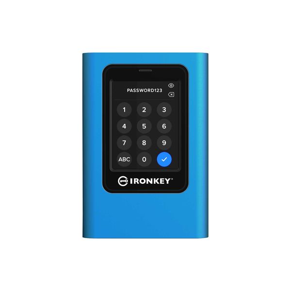 Накопичувач зовнішній SSD Portable USB 480GB Kingston IronKey Vault Privacy 80 (IKVP80ES/480G) 508088 фото