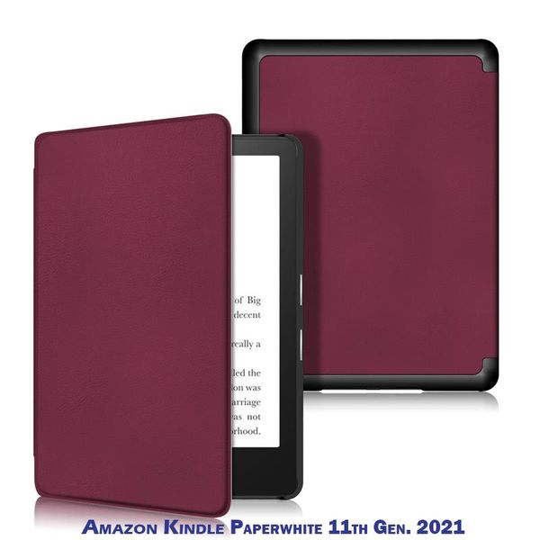 Чохол-книжка BeCover Smart для Amazon Kindle Paperwhite 11th Gen. 2021 Red Wine (707208) 394600 фото