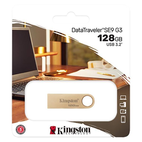 Флеш-накопичувач USB3.2 128GB Kingston DataTraveler SE9 G3 (DTSE9G3/128GB) 493440 фото