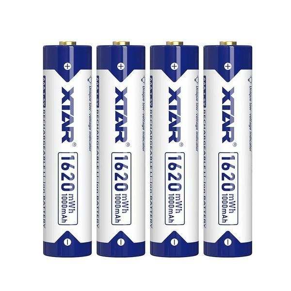 Акумулятор XTAR AAA/LR03 Li-ion 1000 mAh 4 шт. 606408 фото