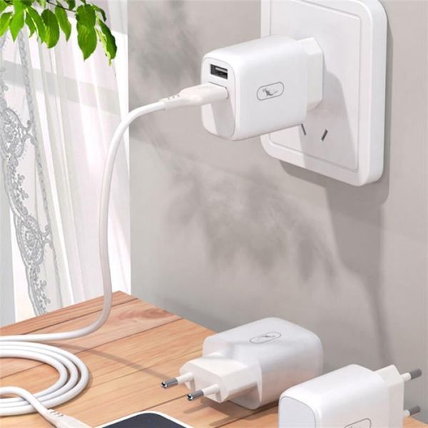 Зарядний пристрій SkyDolphin SC22EB (2USB, 2.1A) White (MZP-000161) 382829 фото