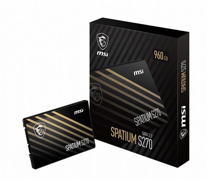 Накопичувач SSD 240GB MSI Spatium S270 2.5" SATAIII 3D TLC (S78-440N070-P83) 425584 фото