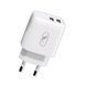 Зарядний пристрій SkyDolphin SC22EB (2USB, 2.1A) White (MZP-000161) 382829 фото 1