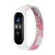 Ремінець BeCover Elastic Nylon Style для Xiaomi Mi Smart Band 5/Mi Smart Band 6 Size L Pink/White (706164) 364801 фото 1