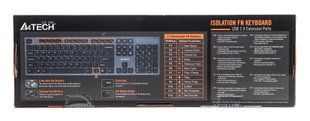 Клавiатура A4Tech KV-300H Grey/Black 126521 фото