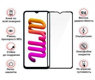 Захисне скло BeCover для Xiaomi Poco M5 4G Black (708148) 439525 фото