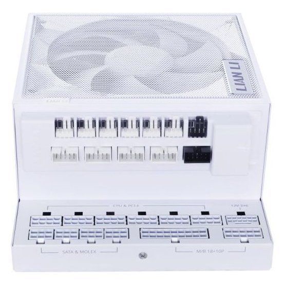 Блок живлення Lian Li EDGE850, 80 Plus Gold, White, EU Cord (G9P.EG0850G.W000.EU) 570482 фото