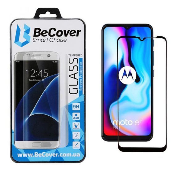 Захисне скло BeCover для Motorola Moto E7 Plus Black (705241) 347738 фото