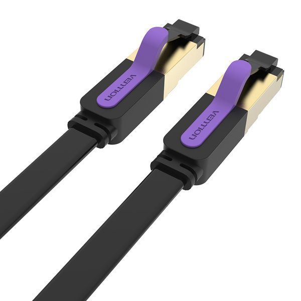 Патч-корд Vention CAT7 SSTP Ethernet, 5 m, Black (ICDBJ) 480101 фото