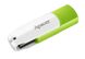 Флеш-накопичувач USB 64GB Apacer AH335 White/Green (AP64GAH335G-1) 254704 фото 2