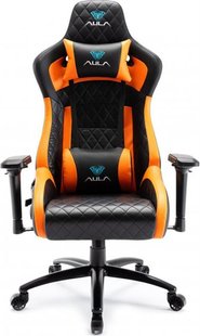 Крісло для геймерів Aula F1031 Gaming Chair Black/Orange (6948391286211) 486025 фото