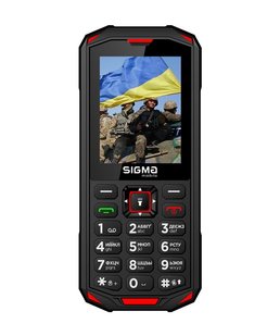 Мобільний телефон Sigma mobile X-treme PA68 Dual Sim Black/Red (4827798466520) 475277 фото