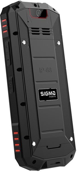 Мобільний телефон Sigma mobile X-treme PA68 Dual Sim Black/Red (4827798466520) 475277 фото